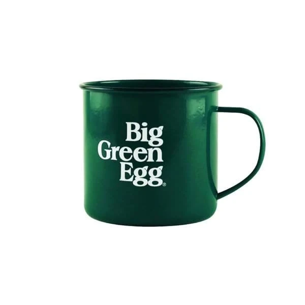 Big Green Egg Enamel Mug (vintage Geëmailleerde Mok) 1 Big Green Egg Enamel Mug (vintage Geëmailleerde Mok)