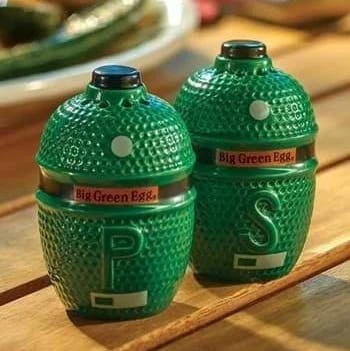 Big Green Egg Peper- En Zoutstel 2 Big Green Egg Peper- En Zoutstel - Afbeelding 2