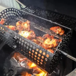 Big Green Egg Ronde Spit Mand, Tumbler Basket Voor Rotisserie -Barbecue Benodigdheden Winkel big green egg ronde spit mand tumbler basket voor 1