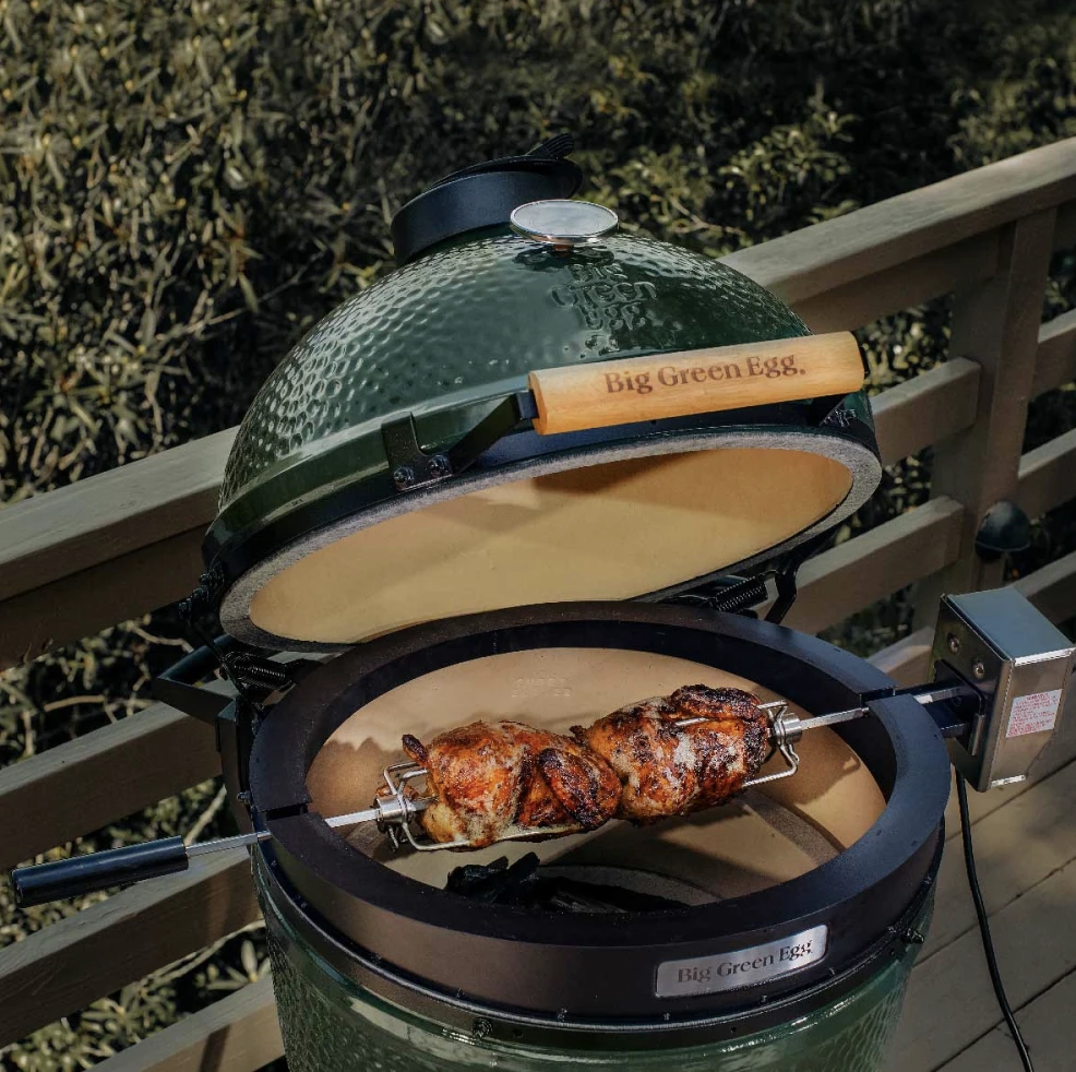 Big Green Egg Rotisserie BBQ Spit 6 Big Green Egg Rotisserie BBQ Spit - Afbeelding 6