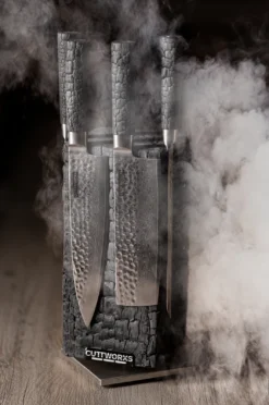 Cuttworxs Flamewood Koksmes Damaststaal VG10 9 Cuttworxs Flamewood Koksmes Damaststaal VG10 -Barbecue Benodigdheden Winkel cuttworxs flamewood koksmes damaststaal vg10 4