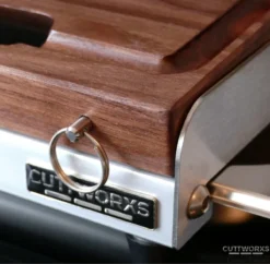 Cuttworxs Notenhouten Snijplank XL Met Sap Geul En Geïntegreerde Opvangbak -Barbecue Benodigdheden Winkel cuttworxs notenhouten snijplank xl met sap geul en 2