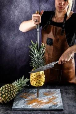 Forged Churrasco Olive Spies V-vorm -Barbecue Benodigdheden Winkel forged churrasco olive spies v vorm 5