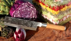 Forged Olive Hakmes 17cm -Barbecue Benodigdheden Winkel forged olive hakmes 17cm 2