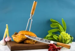 Forged Olive Trancheer Vork -Barbecue Benodigdheden Winkel forged olive trancheer vork 2