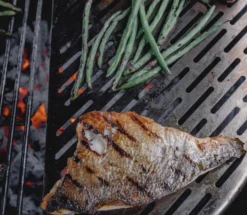 Kamado Joe Half Rond Lasergesneden Rvs Rooster -Barbecue Benodigdheden Winkel kamado joe half rond lasergesneden rvs rooster 2