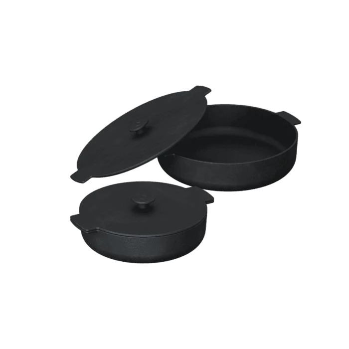 Ofyr Gietijzeren Braadpannenset (2st) 1 Ofyr Gietijzeren Braadpannenset (2st)