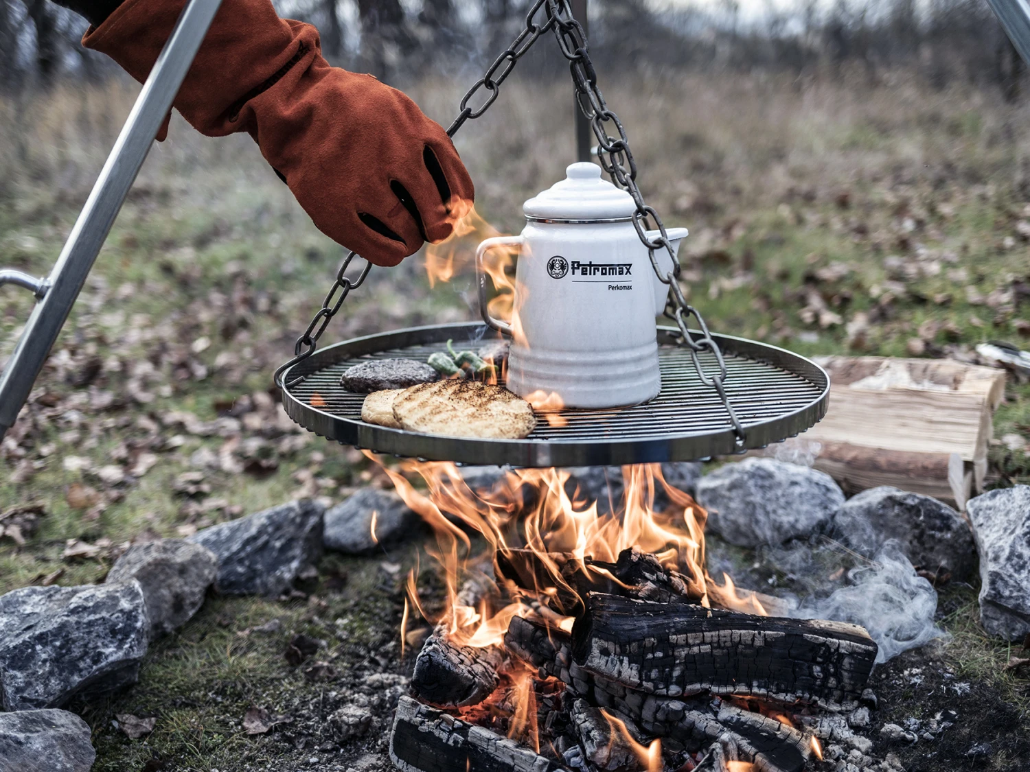 Petromax Hangende Grillrooster 50cm 4 Petromax Hangende Grillrooster 50cm - Afbeelding 4