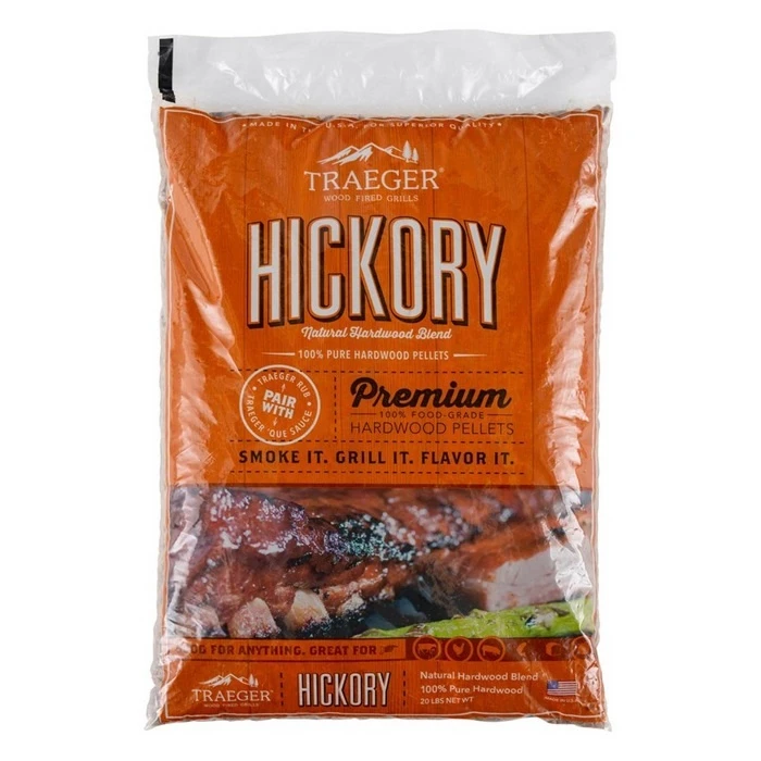 Traeger Hickory Pellets 9kg 1 Traeger Hickory Pellets 9kg