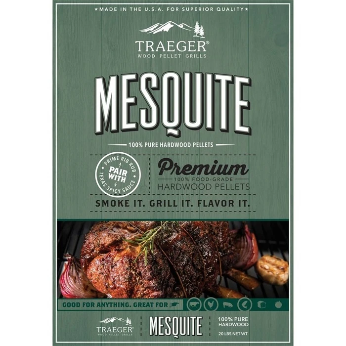 Traeger Mesquite Pellets 9kg 2 Traeger Mesquite Pellets 9kg - Afbeelding 2