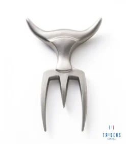 Tridens Brushed Fork Built-in Beechwood Base -Barbecue Benodigdheden Winkel tridens brushed fork built in beechwood base 1