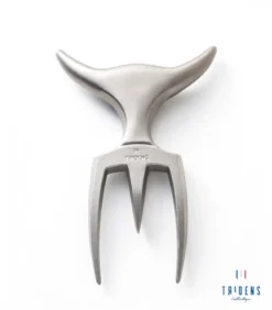 Tridens Raw Brushed Fork In Beechwood Base